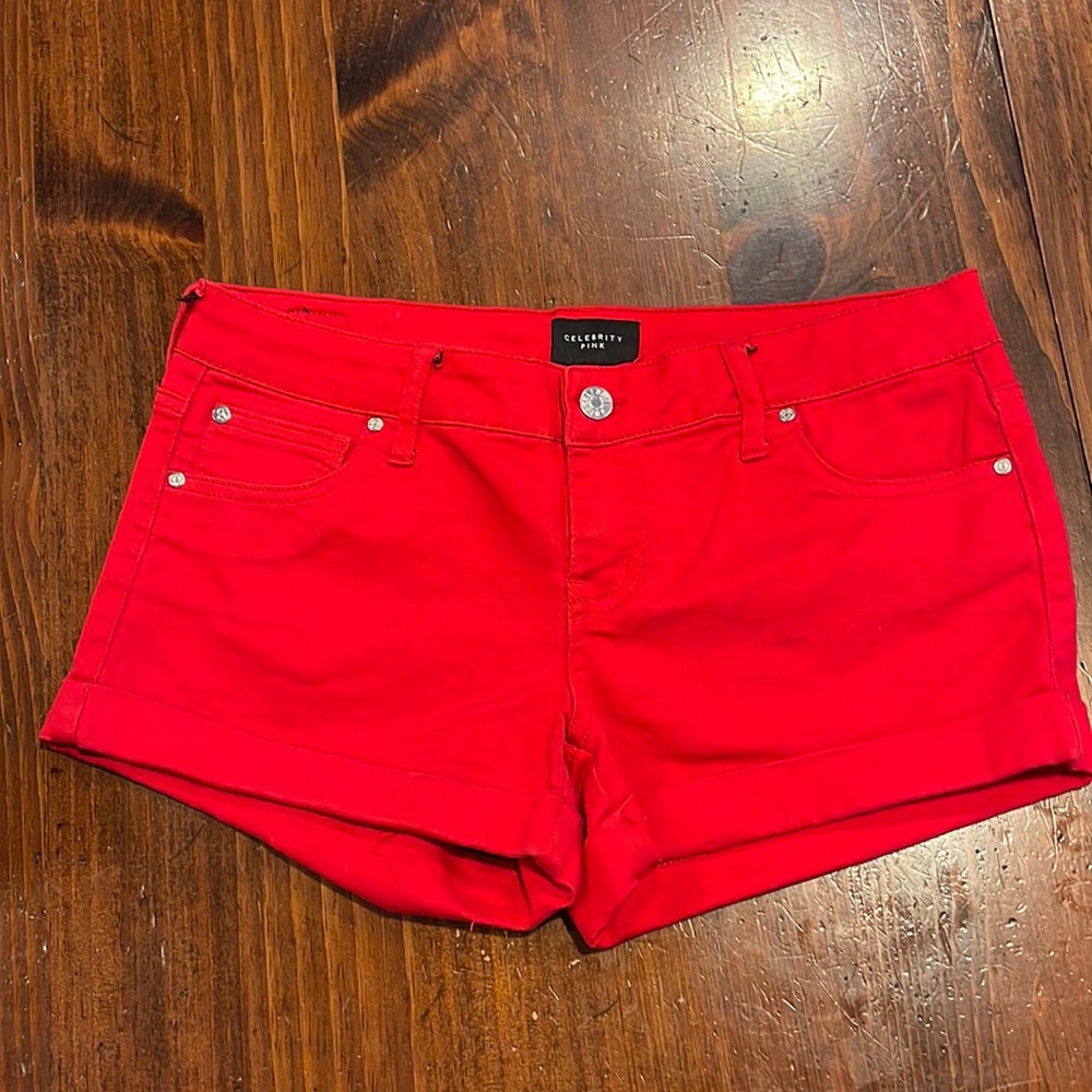 Red shorts
